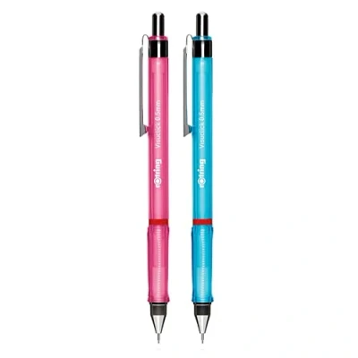 Image of rOtring Visuclick Mechanical Pencils 0.5 mm 2 Count With 24 HB Leads