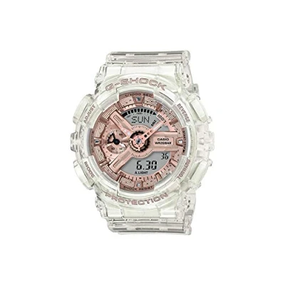 Image of G Shock GMAS120SR 7A Clear/Rose Gold One Size