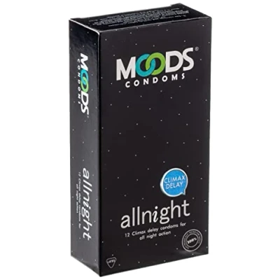 Image of Moods All Night Climax Delay 12 Condoms (Pack of 2)