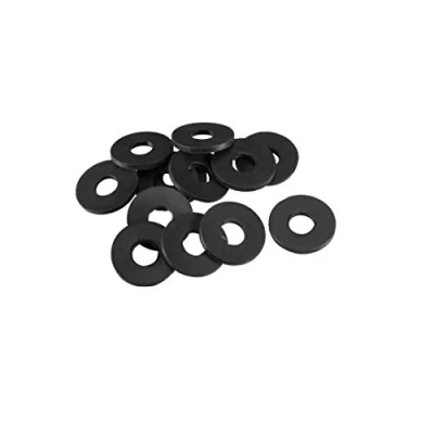 Image of Sourcingmap Rubber Flat Washers 16mm OD 6mm ID 1.5mm Thickness for Faucet Pipe Water Hose, Pack of 10