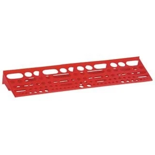 Image of Duratool 24&quot; Tool Storage Rack Holds 96 Tools!, Red
