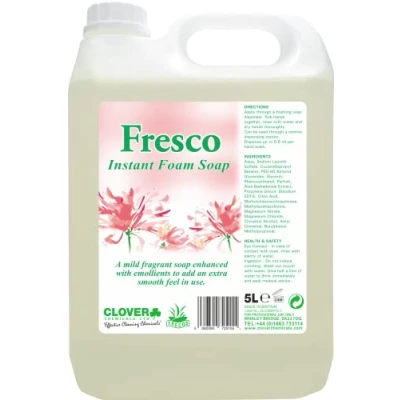 Image of Clover Chemicals 406 Fresco Instant Foaming Hand Soap, 5 L