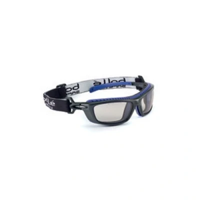 Image of Bolle BAXCSP Platinum Goggles with CSP Coated Anti Scratch and Fog Lens, Black/Blue