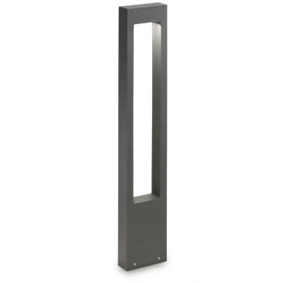 Image of Vega 1 Light Outdoor Bollard Anthracite IP44, G9