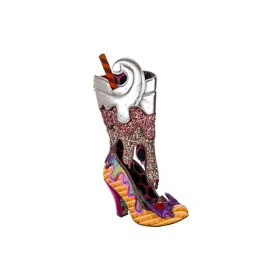 Image of Irregular Choice Cherry on Top PU/Fabric Black Multi 41