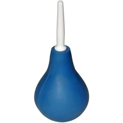 Image of Rectal Enema Syringe for Infants, Douche Relieving Constipation Blue