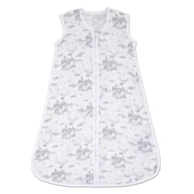 Image of aden + anais Baby Sleeping Bag, 100% Cotton Muslin, Wearable Swaddle Blanket for Girls &amp; Boys, Newborn Sleep Sack, Breathable Lightweight, TOG Rating 1.0, 18 36 Months, Harry Potter™ iconic