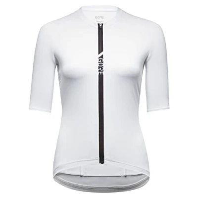 Image of GORE WEAR Women&#039;s Breathable Cycling Jersey, Torrent, Fast Moisture Wicking, Short Sleeve Road Bike Style Shirt, Lab Gray, 38