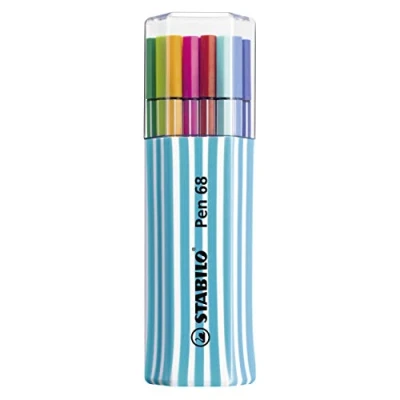 Image of Premium Felt Tip Pen STABILO 68 Pack of 15 assorted colours