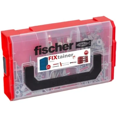 Image of fischer FixTainer DuoLine Assortment of Plugs and Screws (181 Pieces)