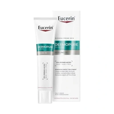 Image of Eucerin Dermopure Clinical Peeling 10 Treatment 40ml, Renewing Facial Serum with 10% Dermo Acids and Salicylic Acid, Exfoliating for Oily, Blemish Prone Skin