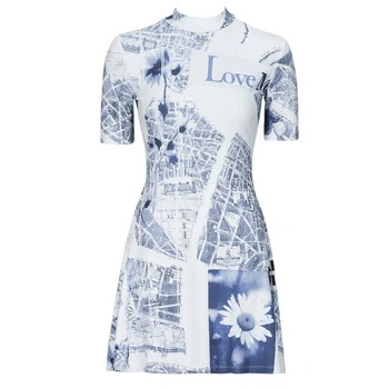 Image of Desigual Clavelitos Day dress, Women&#039;s, Size: 12, White