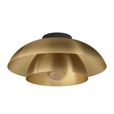 Image of EGLO Cenciara ceiling light, brushed brass