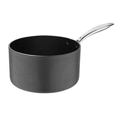 Image of Vogue CP763 Anodised Aluminium Non Stick Sauce Pan, 200 mm