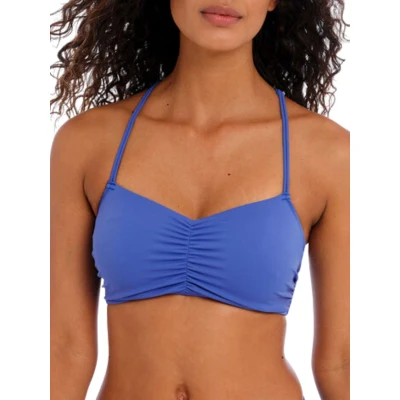 Image of Freya Jewel Cove Bralette Bikini Top Plain Black 30F