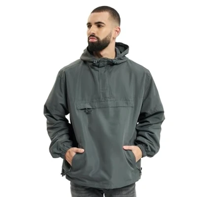 Image of Brandit Windbreaker, Men&#039;s, Size: 5XL, Anthracite