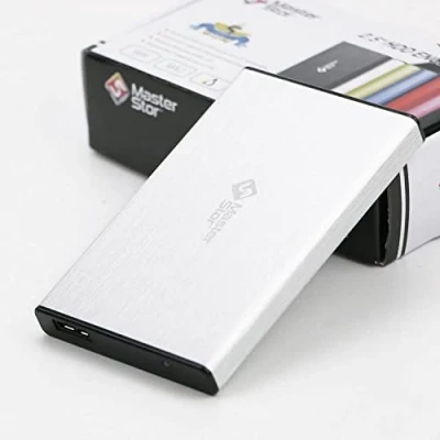 Image of Peak Health MasterStorb External Hard Disk Drive USB 3.0 Super Fast 2.5 inch SATA Laptop Portable Drives all different GB available (750GB, SILVER)
