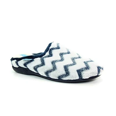 Image of Lunar Bellissima Mule Slipper 4 UK Blue