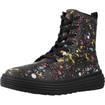 Image of Geox J Phaolae Girl Ankle boot, Black multi coloured, 10 UK Child
