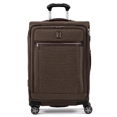 Image of Travelpro Luggage Platinum Elite 25&quot; Expandable Spinner Suitcase w/Suiter, Rich Espresso
