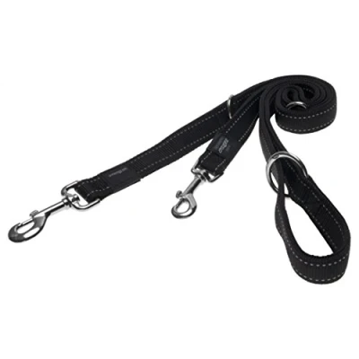 Image of Rogz Lumberjack Multipurpose Lead Reflective, Black