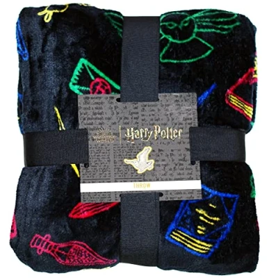 Image of License Harry Potter Wizarding Throw Blanket 150cm x 120cm