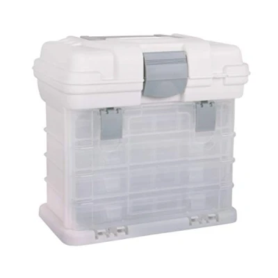 Image of Rayher 39574000 Carrier 4 Assortment Boxes, 27,5x17,5x26cm + lid Compartment