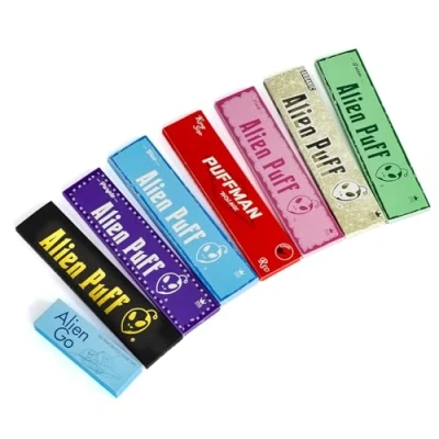 Image of Colors Rolling Papers, 7 Packs Paper with Tips, 110mm Kingsizeslim Papers