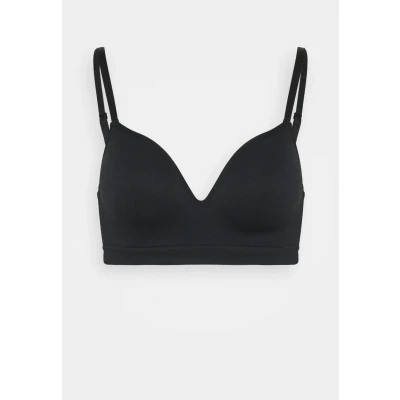 Image of Lindex Flora Seamless Tshirt bra, Women&#039;s, Size: 38D, Black