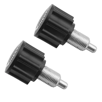 Image of DGHAOP M16 Pop Pull Pin Knob 2PCS Indoor Exercise Bike Locking Pins Adjustment Release up Spring Knobs