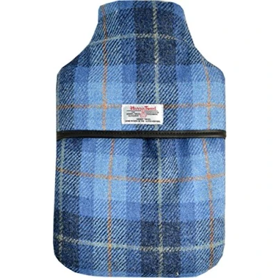 Image of Vagabond Bags Harris Tweed Check 2 Litre Hot Water Bottle