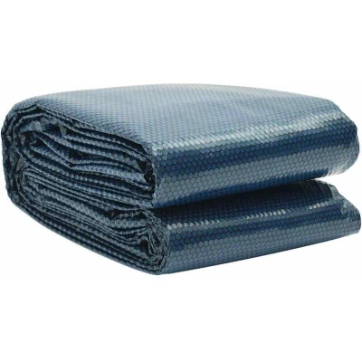Image of vidaXL Floating PE Solar Pool Film 527 cm Black and Blue