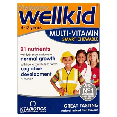 Image of Wellkid Vitabiotics Multi Vitamin Smart Chewable 30 Tablets