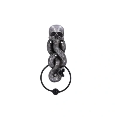 Image of Nemesis Now Officially Licensed Harry Potter The Dark Mark Door Knocker 23cm, Resin, Silver