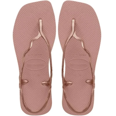 Image of Havaianas Soleil, Rose Crocus Gold Metallic, 5.5/6