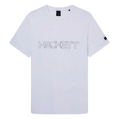 Image of Hackett London Men&#039;s HS Outline T Shirt, White (White), XXL