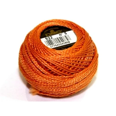 Image of DMC Cotton Perle Thread Size 5 922 per 10 Gram Ball