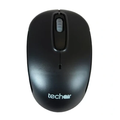 Image of Wireless mouse black. Silent button feature