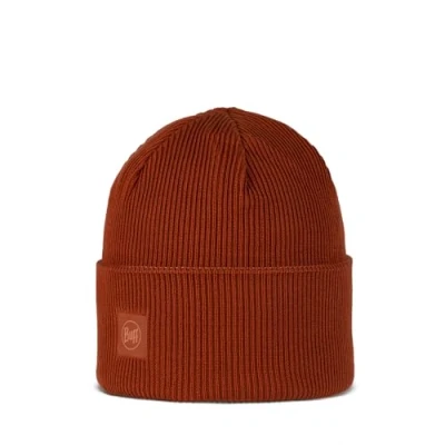 Image of Buff Crossknit Beanie Solid Cinnamon Unisex Adult