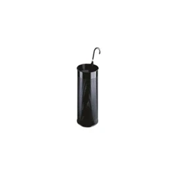 Image of Umbrella/Waste Bin Perforated Black