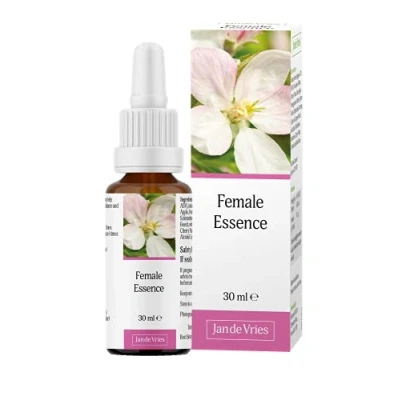 Image of Jan De Vries Female Essence Flower Soothe Irritable Moods Contains Olive, Crab Apple &amp; Pomegranate 30ml
