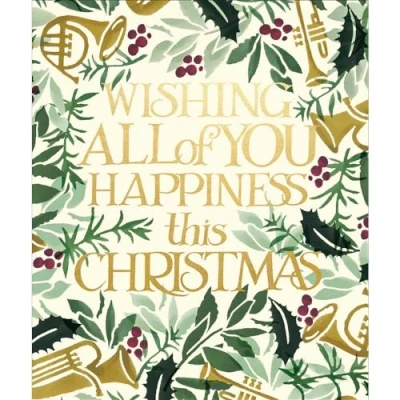 Image of Emma Bridgewater To All Of You Festive Christmas Card Xmas Greeting Cards 513206