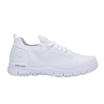 Image of Scholl Men&#039;s Jump Sock Health Care Professional Shoe, White, 7 UK
