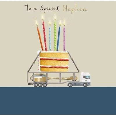 Image of Special Delivery Nephew Birthday Card The Curious Inksmith Greetings Cards