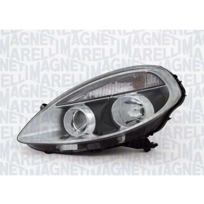 Image of 000046951999504, LPN812 Headlights MAGNETI MARELLI 712469511129 Left W5W, H1/H1, PY21W Halogen for right hand traffic