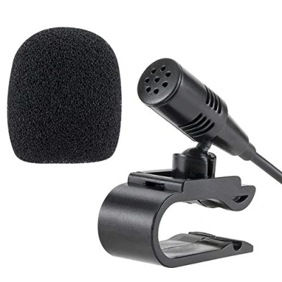 Image of NewTH 3.5mm External Microphone with 3m Assembly Cable Mic Compatible JVC Kenwood Boss Sony Jensen Alpine for Car and Vehicle Head Unit Bluetooth Enabled Stereo, Radio, GPS DVD