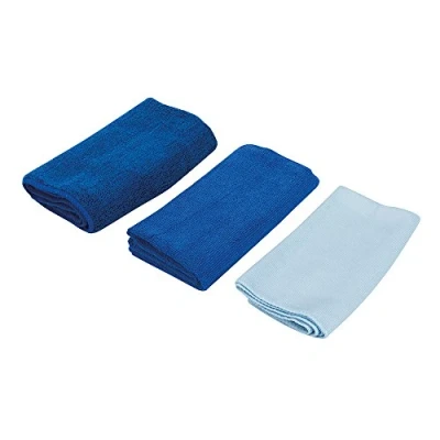 Image of Silverline 250276 Microfibre Cloth Cleaning Set 3pce