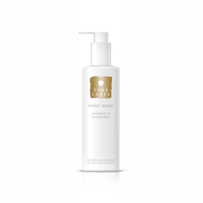 Image of Pure Lakes Lavender &amp; Chamomile Hand Wash Pump Organic with Essential Oils Vegan Made Ingredients 250ml