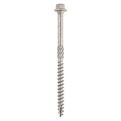 Image of TIMCO timber Screws 6.7 x 50 Silver Tube of 25 Great for decking, to applications, alternative traditional coach screws, 1000 hours salt spray tested