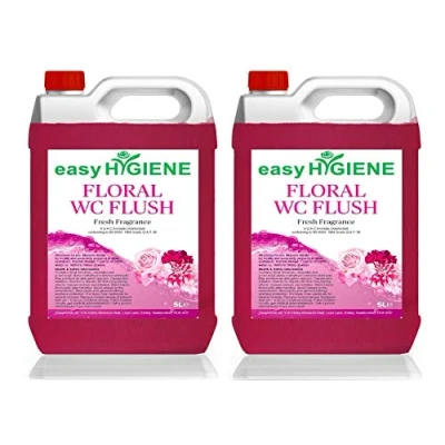 Image of AIRSAN KIT 2 x 5L FLORAL FLUSH CHEMICAL TOILET fluid Cleaner Portaloo boat caravan wc